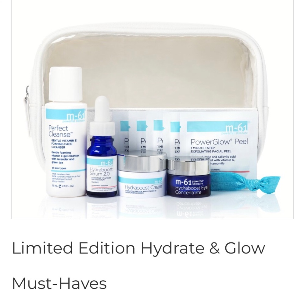 M-61 limited edition hydrate and glow kit